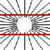 оптические иллюзии обман зрения параллельные линии